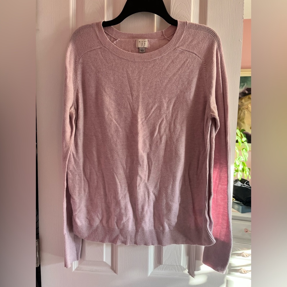 A New Day sweater. pink. size L